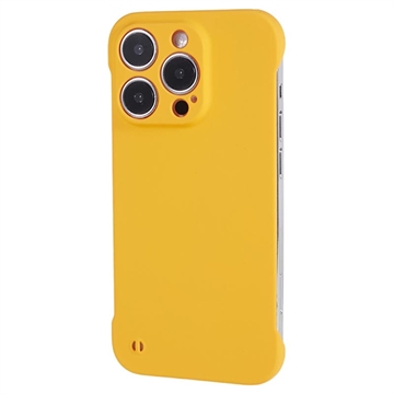 Capa de Plástico Sem Moldura para iPhone 13 Pro - Amarelo