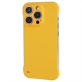 Capa de Plástico Sem Moldura para iPhone 14 Pro Max - Amarelo