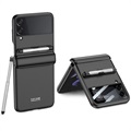 Capa Híbrida GKK com Caneta Stylus para Samsung Galaxy Z Flip3 5G - Preto