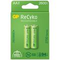 Pilhas AA recarregáveis GP ReCyko 2700 2600mAh