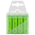 Pilhas AA recarregáveis GP ReCyko+ 2700 2600mAh com caixa de plástico - 4 unidades.