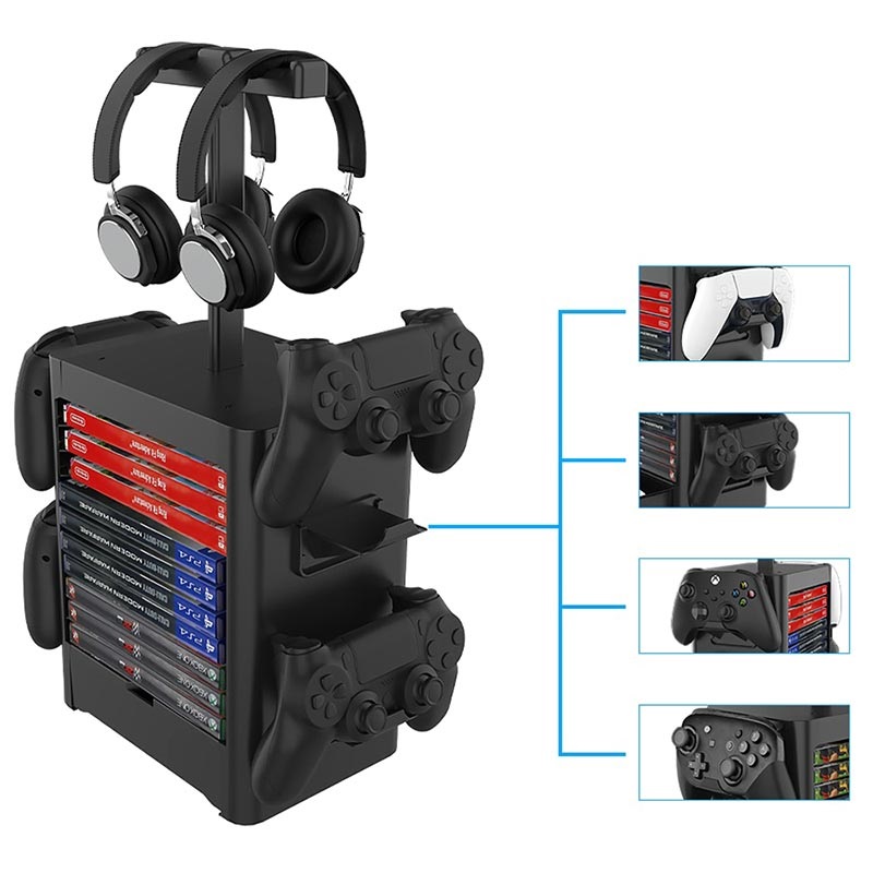 Organizador De Suporte De Mesa Para Controladores De Jogos Ps5/ps4