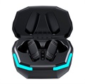 Auriculares TWS de Gaming com Caixa de Carregamento S35 - Preto