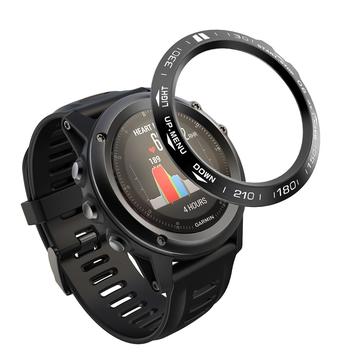 Luneta do relógio Garmin Fenix 3/3 HR Capa em aço inoxidável