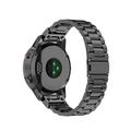 Bracelete em Aço Inoxidável para Garmin Fenix 5S/5S Plus/6S/6S Plus/7S - Preto