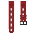 Bracelete em Silicone Suave para Garmin Fenix 7X/6X GPS/6X Pro - Vermelho