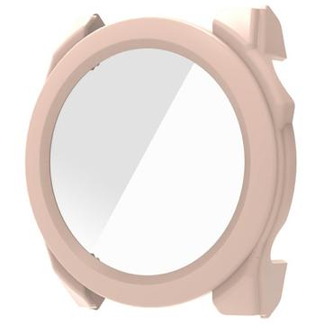 Capa de Plástico com Protetor de Ecrã para Garmin Fenix 8 - 47mm - Cor-de-Rosa