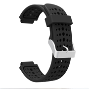 Bracelete em Silicone Suave Garmin Forerunner 220/230/235/620/630/735 – Preto