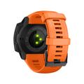 Bracelete em Silicone Suave para Garmin Instinct - Cor-de-Laranja