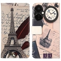 Bolsa Tipo Carteira Serie Glam para OnePlus Nord CE 3 Lite/N30 - Torre Eiffel