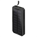 Power Bank Solar Rápido Goobay 20000mah - USB-C, USB - Preto