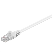 Cabo de rede Goobay RJ45 U/UTP CAT 5e - 10m - Branco