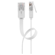 Cabo de Rede Plano RJ45 U/UTP CAT 6 Goobay - 7m - Branco