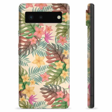 Capa de TPU - Google Pixel 6 - Flores Cor-de-rosa