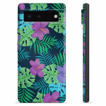 Capa de TPU - Google Pixel 6 - Flores Tropicais