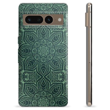 Capa de TPU - Google Pixel 7 Pro - Mandala Verde