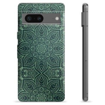 Capa de TPU - Google Pixel 7 - Mandala Verde