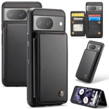 Capa Caseme C22 para Google Pixel 8 Carteira para cartões RFID - Preto