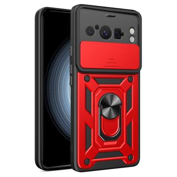 Capa Híbrida de Anel Rotativo com Proteção de Câmera para Google Pixel 8 Pro