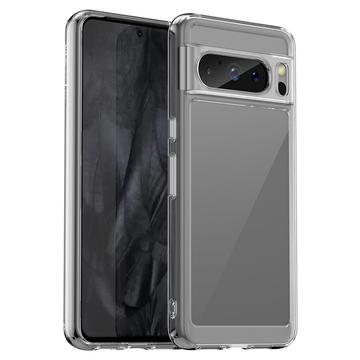 Capa Híbrida Resistente a Riscos para Google Pixel 8 Pro - Transparente