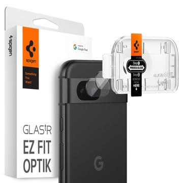 Protetor de lente de câmara Spigen Glas.tR Ez Fit Optik para Google Pixel 8a - Transparente