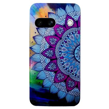 Capa em TPU Stylish Ultra-Slim para Google Pixel 8a - Flor Mandala