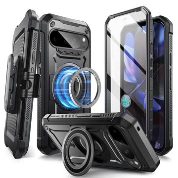 Capa Google Pixel 9/9 Pro Supcase Unicorn Beetle Pro Mag - Compatível com MagSafe - Preto