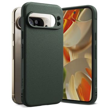 Capa de TPU Ringke Onyx para Google Pixel 9 Pro - Verde Escuro