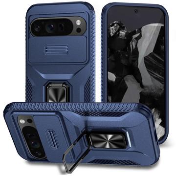 Capa Híbrida de Anel Rotativo com Proteção de Câmera para Google Pixel 9 Pro XL