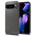 Capa de TPU Spigen Rugged Armor para Google Pixel 9 Pro XL - Mármore Cinza