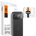 Protetor de lente de câmara Spigen Glas.tR Ez Fit Optik para Google Pixel 9 - 2 Uds. - Transparente