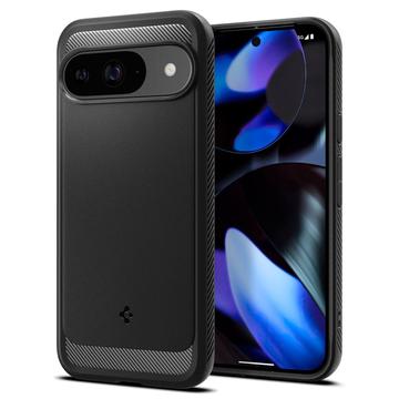 Capa de TPU Spigen Rugged Armor para Google Pixel 9/9 Pro - Preto