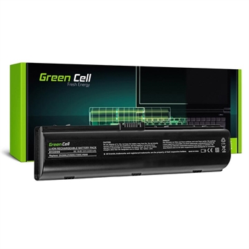 Bateria de célula verde - HP Pavilion DV2000, DV6000, DV6500, DV6700 - 4400mAh