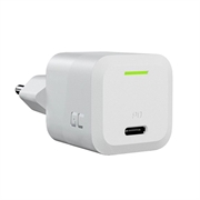 Carregador Green Cell Power GaN 33W - Carregador rápido USB-C compacto para portátil, MacBook, iPhone, tablet, Nintendo Switch - Branco