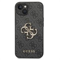 Capa Híbrida Guess 4G Big Metal Logo para iPhone 14 - Preto