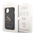 Capa Híbrida Guess 4G Big Metal Logo para iPhone 14 - Preto