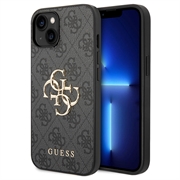 Capa Híbrida Guess 4G Big Metal Logo para iPhone 15