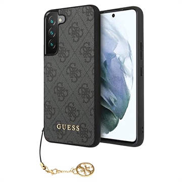 Capa Híbrida Guess 4G Charms Collection para Samsung Galaxy S23 5G - Cinzento