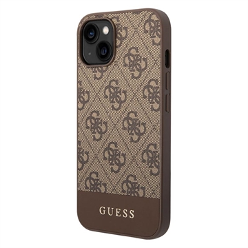 Capa Híbrida Guess 4G Stripe para iPhone 13 Pro - Castanho