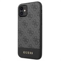 Capa Híbrida Guess 4G Stripe para iPhone 11 - Cinzento