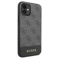 Capa Híbrida Guess 4G Stripe para iPhone 11 - Cinzento