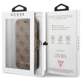 Bolsa Tipo Livro Guess Charms Collection 4G para iPhone 11 - Castanho