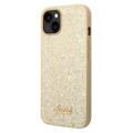 Capa Híbrida Guess Glitter 4G Big Logo para iPhone 13 - Dourado