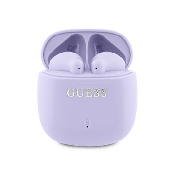 Auriculares sem fios TWS Guess Printed Classic Logo - Roxo