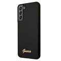 Capa Guess Silicone Script para Samsung Galaxy S22+ 5G - Preto