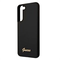 Capa Guess Silicone Script para Samsung Galaxy S22+ 5G - Preto