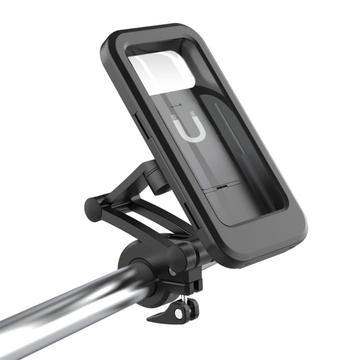 HL-69 Suporte de telemóvel para guiador de bicicleta Suporte de telemóvel à prova de água Capa de telemóvel para ciclismo Suporte de ecrã tátil para motocicleta