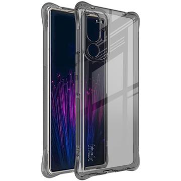 Capa de TPU Imak Drop-Proof para HTC U24 Pro - Preto Transparente