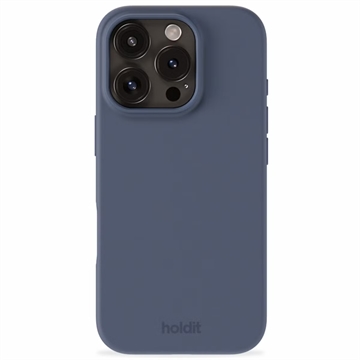 Capa de silicone Holdit para iPhone 16 Pro Max - Azul Pacífico