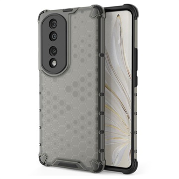 Capa Híbrida Honeycomb Armored para Honor 70 Pro - Preto